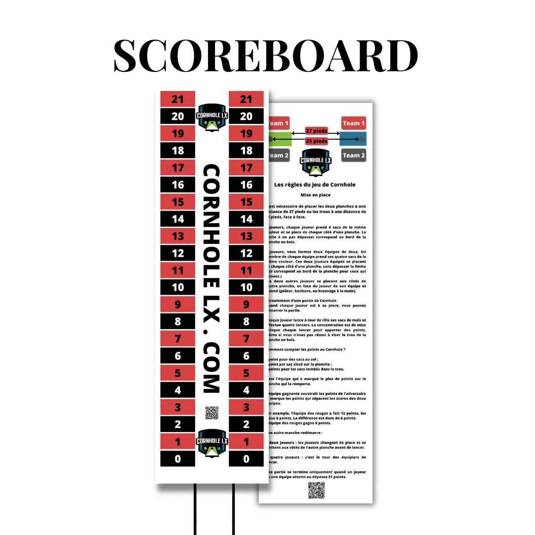 Tableau de Score Cornhole