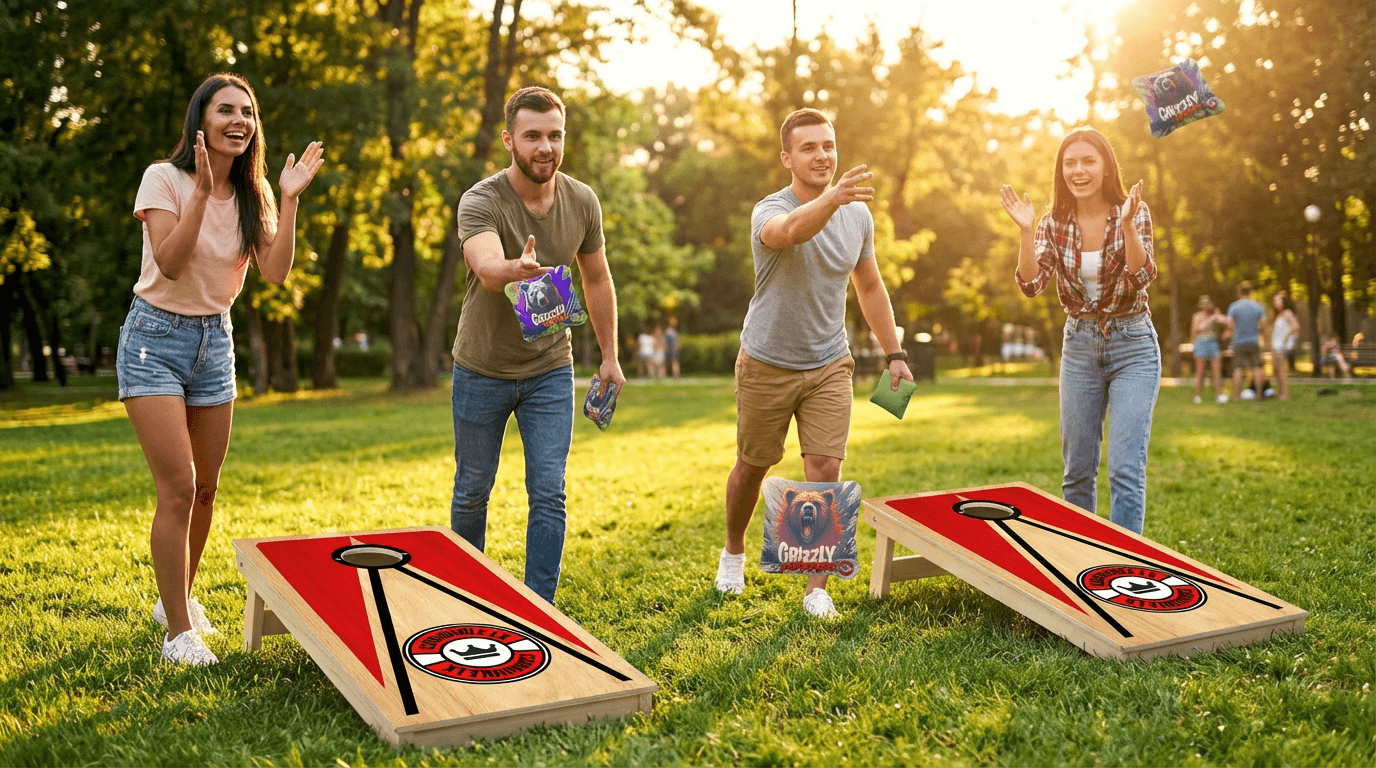 Jeu de cornhole Cornhole LX — dimensions officielles