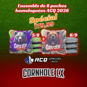 SET OF 8 Grizzly ACQ PRO BAGS